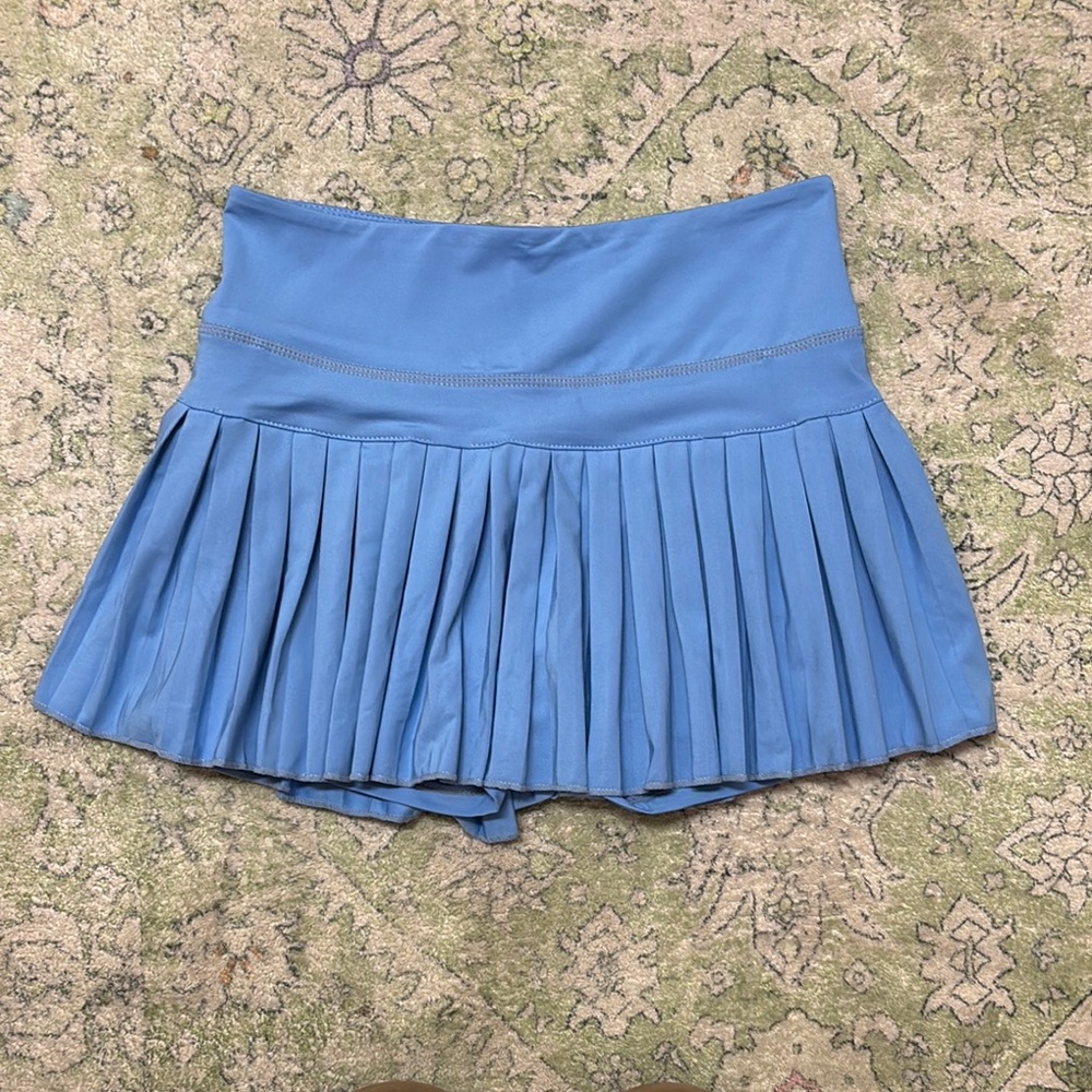 Gold Hinge Pleated Skirt
